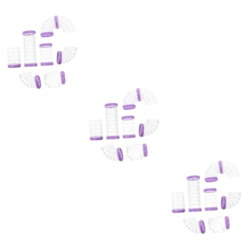 HEMOTON 3 Sätze Hamsterkäfig DIY Tunnel Set Teilig Zubehör mit Verstärktem Eingang Erweiterbarer Käfigtunnel für Kleine Haustiere und Langlebiges Hamster Labyrinth von HEMOTON