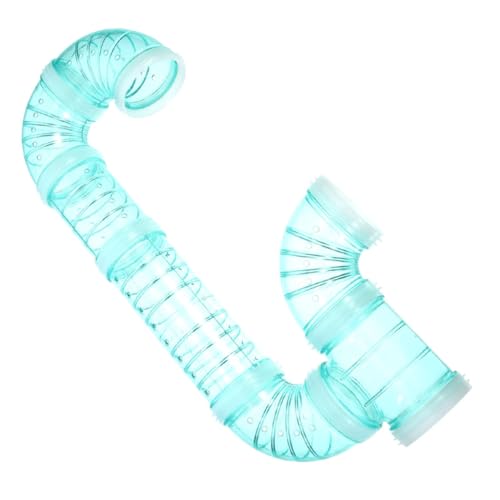 HEMOTON 3 Sätze Labyrinthkäfig Hamster röhre Hamster Spielplatz Nagetier Hamster zubehör Hamsterkurs Tunnel klein DIY externer Hamster DIY Hamsterkäfigrohr Plastik Green von HEMOTON