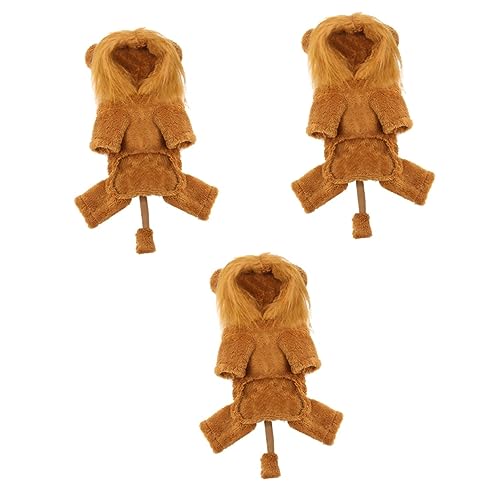 HEMOTON 3 Stck. Flanell Halloween Haustier Löwenkostüm Vierbeiniges Tierkostüm für Hunde und Katzen XL Bequem Langlebig für Halloween Weihnachten Fotoshootings und Partys HEMOTON 3 Stck. Flanell Halloween Haustier Löwenkostüm Vierbeiniges Tierkostüm für Hunde und Katzen XL Bequem Langlebig für Halloween Weihnachten Fotoshootings und Partys von HEMOTON