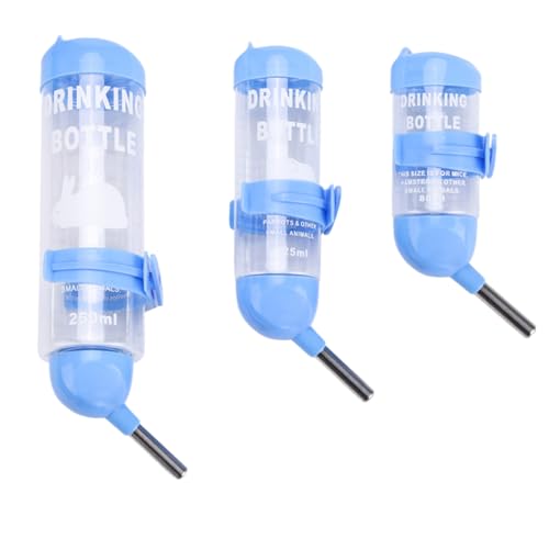HEMOTON 3 Stück Auslaufsichere Trinkflasche für Kleintiere Bite Resistente Wasserflasche für Hamster Meerschweinchen Igel und Transparentes Design für Einfache Wasserstandskontrolle HEMOTON 3 Stück Auslaufsichere Trinkflasche für Kleintiere Bite Resistente Wasserflasche für Hamster Meerschweinchen Igel und Transparentes Design für Einfache Wasserstandskontrolle von HEMOTON