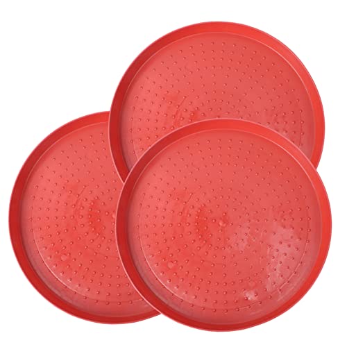 HEMOTON 3 Stück Hühnerfutterplatten Futtertrays aus Hochwertigem Material für Küken Hühner und Geflügel zu Reinigen Bruchsicher und Langlebig für Fütterung im Freien HEMOTON 3 Stück Hühnerfutterplatten Futtertrays aus Hochwertigem Material für Küken Hühner und Geflügel zu Reinigen Bruchsicher und Langlebig für Fütterung im Freien von HEMOTON