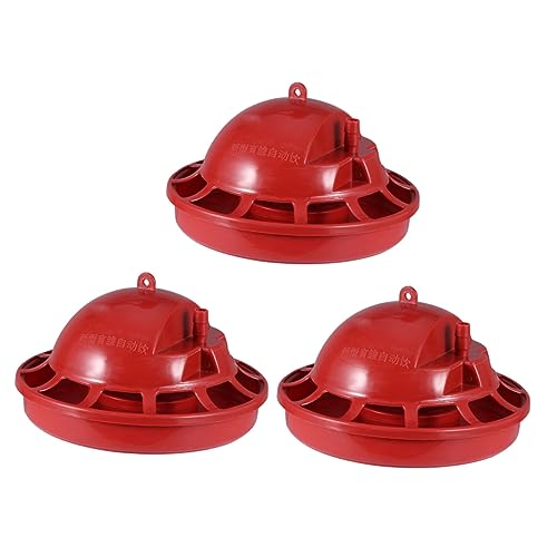 HEMOTON 3 Stück Hühnertränke Automat Robuste Wassertränke für Geflügel für Hühner und Gänse Einfache Installation Langlebiges Material für Innen und Außenbereich HEMOTON 3 Stück Hühnertränke Automat Robuste Wassertränke für Geflügel für Hühner und Gänse Einfache Installation Langlebiges Material für Innen und Außenbereich von HEMOTON