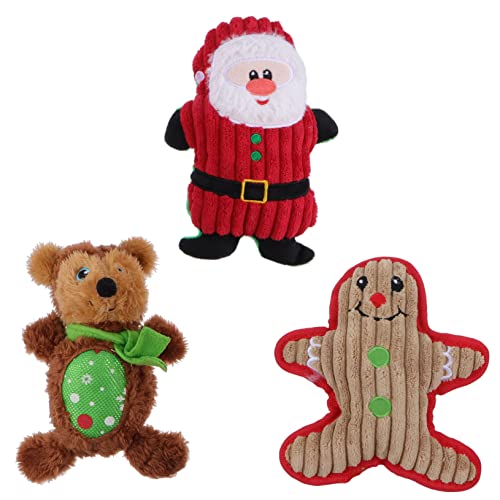 HEMOTON 3 Stück Hundespielzeug für Weihnachten Serie Hund quietscht Haustier beissen Urlaub Welpenspielzeug kauen Weihnachten quietschende Spielzeuge Hundebissspielzeug Plüsch HEMOTON 3 Stück Hundespielzeug für Weihnachten Serie Hund quietscht Haustier beissen Urlaub Welpenspielzeug kauen Weihnachten quietschende Spielzeuge Hundebissspielzeug Plüsch von HEMOTON