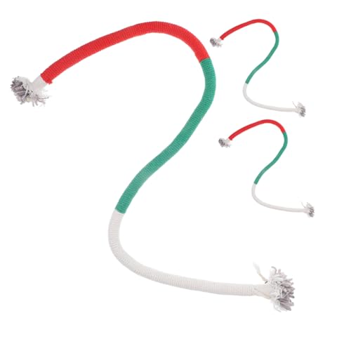 HEMOTON 3 Stück Katzenspielzeug Plüsch anregend für Haustier kneifen Interactive cat Toy interaktives Katzen zubehör Cats Toys Katzen kauen Seil Kätzchen Katzenminze von HEMOTON