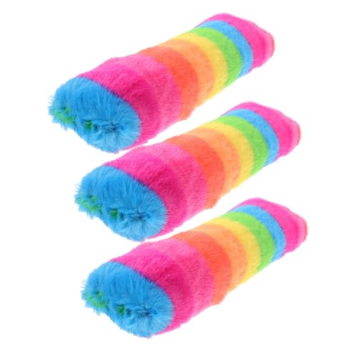 HEMOTON 3 Stück Plüschtiere für Haustiere drinnen Katzenminze Interactive cat Toy Interactive Toys Katzen zubehör Fun Toy Funny Toys Katze Plüschtier Katzenprodukte PP-Baumwolle von HEMOTON