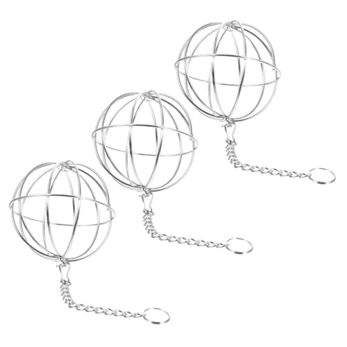 HEMOTON 3 Stück Teiliges Futterspender aus für Kaninchen Meerschweinchen und Kleintiere Hängende Heu Bälle Spiel und Fütterung im Käfig HEMOTON 3 Stück Teiliges Futterspender aus für Kaninchen Meerschweinchen und Kleintiere Hängende Heu Bälle Spiel und Fütterung im Käfig von HEMOTON