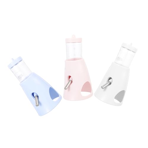 HEMOTON 3 Stück Teiliges Hamster Trinkflaschen mit Halterung Auslaufsichere Stehende Wasserflasche für Kleine Haustiere Wie Hamster Chinchilla Kaninchen und Eichhörnchen Mit Rollkugel für HEMOTON 3 Stück Teiliges Hamster Trinkflaschen mit Halterung Auslaufsichere Stehende Wasserflasche für Kleine Haustiere Wie Hamster Chinchilla Kaninchen und Eichhörnchen Mit Rollkugel für von HEMOTON