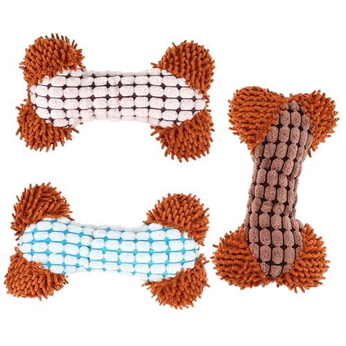 HEMOTON 3 Stück Weihnachts-Plüschtier mit Hundegeräusch Kleiner Hundequietscher Plüschtiere für Hunde quietschend Interactive Dog Toys Dog chew Toy Hundepuzzle kauen für welpen HEMOTON 3 Stück Weihnachts-Plüschtier mit Hundegeräusch Kleiner Hundequietscher Plüschtiere für Hunde quietschend Interactive Dog Toys Dog chew Toy Hundepuzzle kauen für welpen von HEMOTON