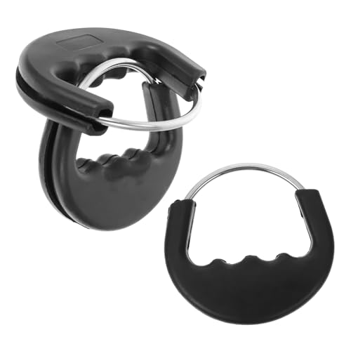 HEMOTON 3Stücke Gummigriff Hundeleine mit Ergonomischem Einhandsteuerung für Sicheres Führen von Haustieren für Training und im Freien von HEMOTON