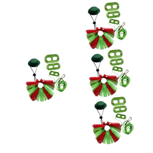 HEMOTON 4 Sätze Verstellbares Teiliges Chamäleon Reptilien Geschirr Set mit Bunter Weihnachts Leine Weihnachtliches Gecko Traction Rope für Bartagamen und Kleine Eidechsen Bequemes HEMOTON 4 Sätze Verstellbares Teiliges Chamäleon Reptilien Geschirr Set mit Bunter Weihnachts Leine Weihnachtliches Gecko Traction Rope für Bartagamen und Kleine Eidechsen Bequemes von HEMOTON