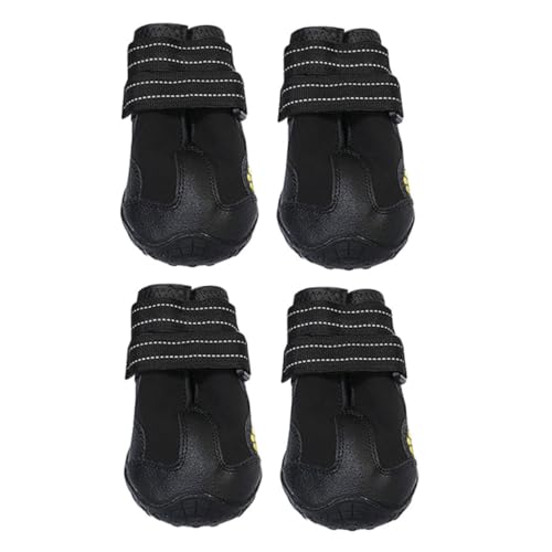 HEMOTON 4 Stück Anti-Schlupf-Hundefußabdeckung Griff Haustier gehen groß Hund für Pfoten Schuhe für Hund Hundeschuhe Hundeschutzschuhe Hundeabriebfeste Schuhe Tierschuhe Gummi Schwarz HEMOTON 4 Stück Anti-Schlupf-Hundefußabdeckung Griff Haustier gehen groß Hund für Pfoten Schuhe für Hund Hundeschuhe Hundeschutzschuhe Hundeabriebfeste Schuhe Tierschuhe Gummi Schwarz von HEMOTON