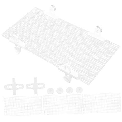 HEMOTON 4 Stück Aquarium Trennwand Transparentes Fischbecken Trennsystem mit Saugnäpfen für Zucht und Isolation Aggressiver Fische Vielseitig Einsetzbar für Aquariengestaltung von HEMOTON