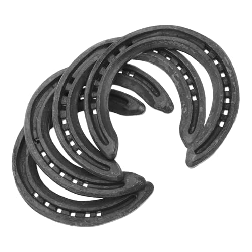 HEMOTON 4 Stück Hochwertige Hufeisennägel für Pferde Hufwerkzeuge für Stall Training für Equestrian Training und Wettbewerbe Benutzerfreundliche für Optimalen Hufschutz von HEMOTON