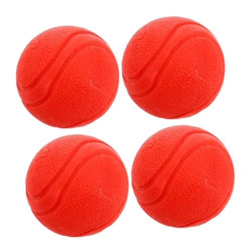 HEMOTON 4 Stück Hundeball aus Gummibälle für Interaktives Kauspielzeug für Hunde und Katzen Zahnpflege und Spielspaß für Große und Mittelgroße Tiere HEMOTON 4 Stück Hundeball aus Gummibälle für Interaktives Kauspielzeug für Hunde und Katzen Zahnpflege und Spielspaß für Große und Mittelgroße Tiere von HEMOTON