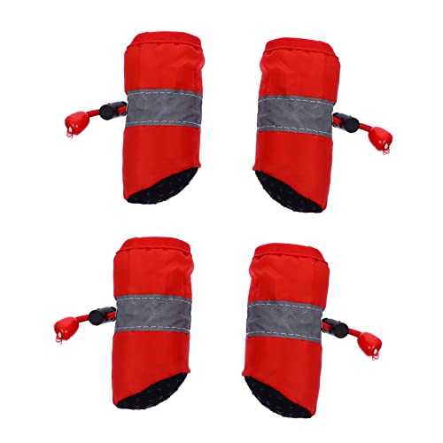 HEMOTON 4 Stück Hundeschuhe Nicht Schuhhund rutschfeste Hundesocken klein Hundestiefel Hündchen Zehe groß Schuhe für Hunde Weihnachtspfotenschutz Stiefel für Hunde rot HEMOTON 4 Stück Hundeschuhe Nicht Schuhhund rutschfeste Hundesocken klein Hundestiefel Hündchen Zehe groß Schuhe für Hunde Weihnachtspfotenschutz Stiefel für Hunde rot von HEMOTON