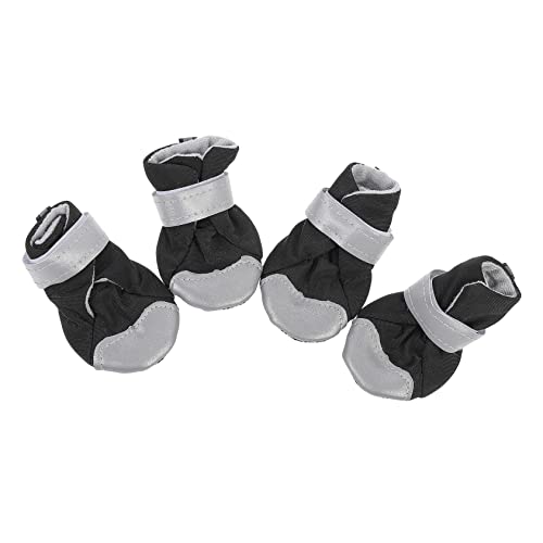 HEMOTON 4 Stück Hundeschuhe rutschfeste Hundestiefeletten Für Kaltes Wetter Hundestiefel Welpen Winterschuhe Hundesocken Pfotenschutz Hundepfoten Hundeschutzschuhe Reflektierende HEMOTON 4 Stück Hundeschuhe rutschfeste Hundestiefeletten Für Kaltes Wetter Hundestiefel Welpen Winterschuhe Hundesocken Pfotenschutz Hundepfoten Hundeschutzschuhe Reflektierende von HEMOTON
