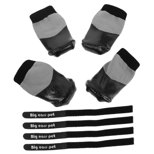HEMOTON 4 Stück Katzen Fußabdeckungen Katzen Badeschuhe Zum Verhindern Von Kratzern Badesocken Haustier Hundesocken Regenstiefel Für Hunde wasserdichte Für von HEMOTON
