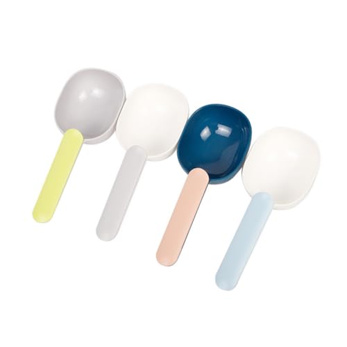 HEMOTON 4 Stück Pet Food Scoop mit Clip Design für Präzise Portionierung und Einfache Handhabung für Hunde und Katzenfutter Farben Zufällig Zufällige Farbe von HEMOTON