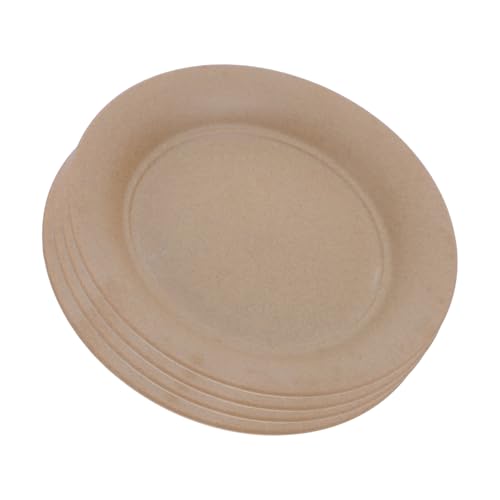 HEMOTON 4 Stück Pflanztablett Aus Holzpaletten Für Pflanzen Bonsai Topf Untersetzer Pflanzteller Blumentopfboden Pflanzenwasserauffangschale Zimmerpflanzentablett Rundes von HEMOTON