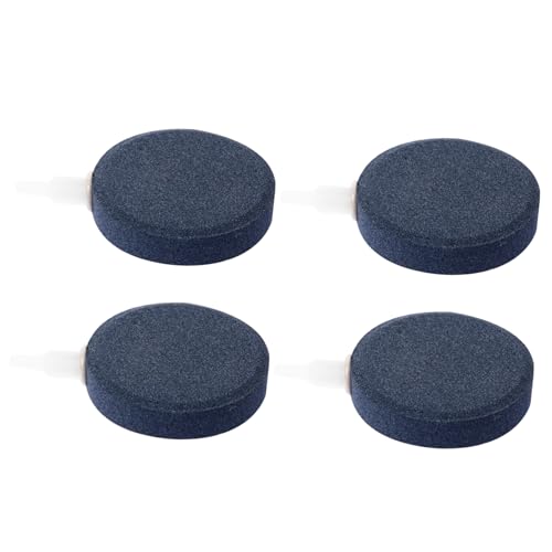 HEMOTON 4 Stück Teiliges Runde Luftsteine für Aquarium Stein Disc zur Effektiven Belüftung Fischbecken Sauerstoffzufuhr Langlebig und Fischsicher HEMOTON 4 Stück Teiliges Runde Luftsteine für Aquarium Stein Disc zur Effektiven Belüftung Fischbecken Sauerstoffzufuhr Langlebig und Fischsicher von HEMOTON