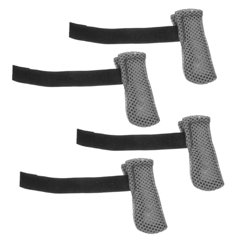 HEMOTON 4 Stück Weiche Katzen Hundeschuhe rutschfeste Leichte Pfotenschutzschuhe mit Kratzfestem Design für Baden Krallenpflege und Schutz bei Innen Außeneinsatz von HEMOTON