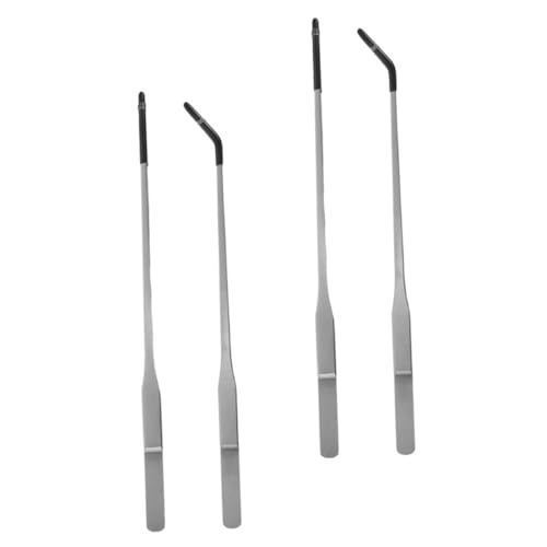HEMOTON 4 Stücke Zangen für Aquarien Gerade und Gebogene Tweezers für Fisch Reptilien und Habitatpflege HEMOTON 4 Stücke Zangen für Aquarien Gerade und Gebogene Tweezers für Fisch Reptilien und Habitatpflege von HEMOTON