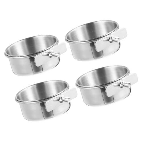 HEMOTON 4Stücke Futternapf für Teiliges mit Abnehmbaren Schalen für Papageien und Kleine Einfache Reinigung und Nachfüllung Vogeltränke HEMOTON 4Stücke Futternapf für Teiliges mit Abnehmbaren Schalen für Papageien und Kleine Einfache Reinigung und Nachfüllung Vogeltränke von HEMOTON
