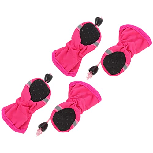 HEMOTON 4Stücke Haustierschuhe wasserdichte Hundestiefel rutschfest Für Kleine Pfotenfreundlich Und Schmutzabweisend Für Outdoor Aktivitäten Und Schutz HEMOTON 4Stücke Haustierschuhe wasserdichte Hundestiefel rutschfest Für Kleine Pfotenfreundlich Und Schmutzabweisend Für Outdoor Aktivitäten Und Schutz von HEMOTON