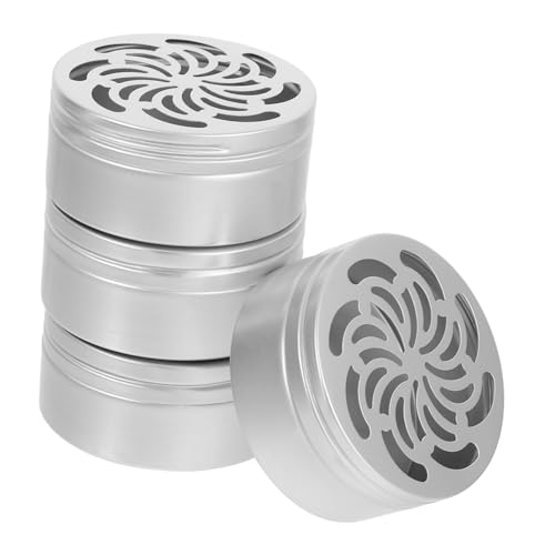 HEMOTON 4pcs Hundetraining Metallgläser Mit Hohlen Deckeln Nachfüllbare Aluminium -duftarbeit Dosen Hundegeruch Training Behälter Leere Reisekanister HEMOTON 4pcs Hundetraining Metallgläser Mit Hohlen Deckeln Nachfüllbare Aluminium -duftarbeit Dosen Hundegeruch Training Behälter Leere Reisekanister von HEMOTON