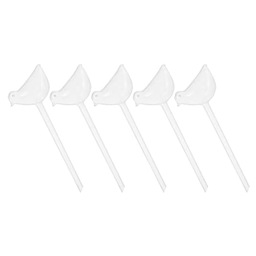 HEMOTON 5 Stück Vogel Kunststoff Pflanzenbewässerungsgerät Automatisches Bewässerungsgerät für Topfpflanzen Selbstbewässerung in Vogelform Robustes PVC für Innenräume und HEMOTON 5 Stück Vogel Kunststoff Pflanzenbewässerungsgerät Automatisches Bewässerungsgerät für Topfpflanzen Selbstbewässerung in Vogelform Robustes PVC für Innenräume und von HEMOTON