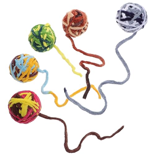 HEMOTON 5 Stück Glockengarnkugel Sortiert geformt Plüsch Katzenbälle Ball drinnen anregend Kätzchen jagen Tragbare Katzenbälle Kätzchenspielzeug für Hauskätzchen HEMOTON 5 Stück Glockengarnkugel Sortiert geformt Plüsch Katzenbälle Ball drinnen anregend Kätzchen jagen Tragbare Katzenbälle Kätzchenspielzeug für Hauskätzchen von HEMOTON