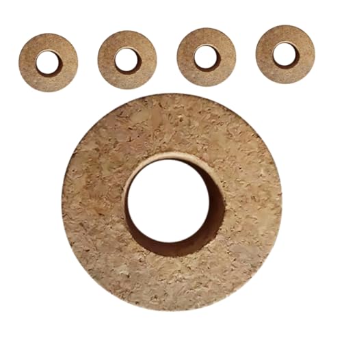 HEMOTON 5 Stück Hydroponische Vase -Kappe Vermehrungsvasen Für Pflanzen Desktop-pflanzgefäß Hydroponischer Schüsseltopf Hydroponische Vasendeckel Hydrokultur-töpfe Light Brown Hölzern von HEMOTON