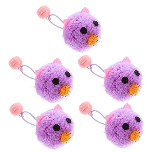HEMOTON 5 Stück Katzenspielzeug Ausgestopft Für Kätzchen Glocke Katzenanreicherungsspielzeug Drinnen Kätzchen Bell Toy Spielzeugkatzen Mäuse Plüsch HEMOTON 5 Stück Katzenspielzeug Ausgestopft Für Kätzchen Glocke Katzenanreicherungsspielzeug Drinnen Kätzchen Bell Toy Spielzeugkatzen Mäuse Plüsch von HEMOTON