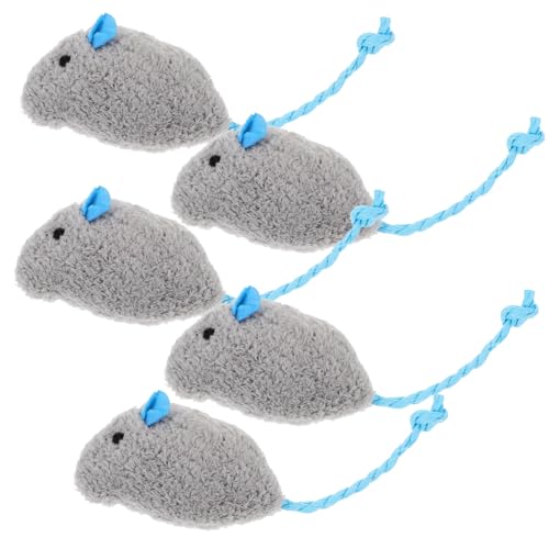 HEMOTON 5 Stück Katzenspielzeug Chat Haustier Katze Zahte Realistische Mäuse Drinnen Kitten Interaktiver Katzen Interaktives Katzenspielzeug Plüsch HEMOTON 5 Stück Katzenspielzeug Chat Haustier Katze Zahte Realistische Mäuse Drinnen Kitten Interaktiver Katzen Interaktives Katzenspielzeug Plüsch von HEMOTON