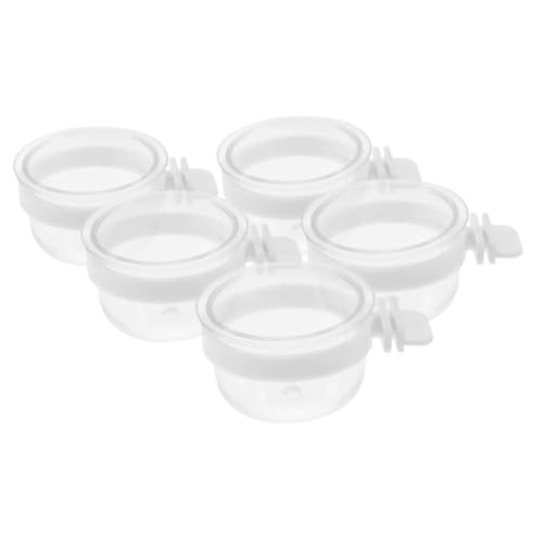 HEMOTON 5Stücke Abnehmbare Transparente Vogel Fütterung Schalen für Papageien Praktische Futter und Wassernäpfe für Käfig zu Montieren Reinigen HEMOTON 5Stücke Abnehmbare Transparente Vogel Fütterung Schalen für Papageien Praktische Futter und Wassernäpfe für Käfig zu Montieren Reinigen von HEMOTON