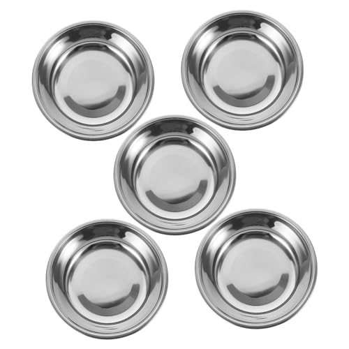 HEMOTON 5Stücke Futternapf für Haustiere Futter und Wasserschalen Langlebig und Wiederverwendbar für Katzen Sicher für Futter von HEMOTON