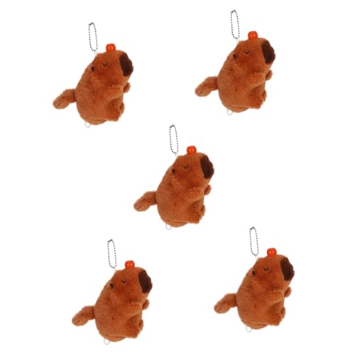 HEMOTON 5st Capybara-Puppe Plüschtier-Spielzeug Plüsch-Puppe-Ornament Heimdekoration Capybara-Spielzeug Kuscheltiere Spielzeug Gefüllte Capybara Kuscheltiere Plüschtiere Tuch Brown HEMOTON 5st Capybara-Puppe Plüschtier-Spielzeug Plüsch-Puppe-Ornament Heimdekoration Capybara-Spielzeug Kuscheltiere Spielzeug Gefüllte Capybara Kuscheltiere Plüschtiere Tuch Brown von HEMOTON