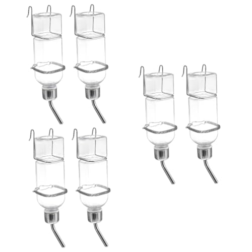 HEMOTON 6 Stck Haustier Trinkflasche aus Sicherem Kunststoff Hängender Wasserspender mit Auslaufkontrolle für Kaninchen und Kleine Haustiere Pflegeleicht und Umweltfreundlich HEMOTON 6 Stck Haustier Trinkflasche aus Sicherem Kunststoff Hängender Wasserspender mit Auslaufkontrolle für Kaninchen und Kleine Haustiere Pflegeleicht und Umweltfreundlich von HEMOTON