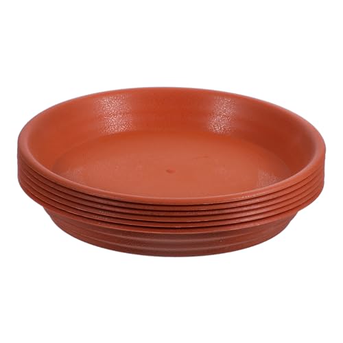 HEMOTON 6 Stück Blumentopf Untersetzer Runde Pflanzenschalen Wasserauffangschalen für und Außendurchmesser für Pflanzenpflege und Gartenpflege von HEMOTON
