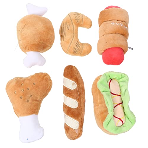 HEMOTON 6 Stück Plüschtiere für Haustiere Hundespielzeug Hundeball Katzenspielzeug kauen Spaniel Welpe Katzen cat Toys Sound- für Haustiere Backenzahnspielzeug für Hunde HEMOTON 6 Stück Plüschtiere für Haustiere Hundespielzeug Hundeball Katzenspielzeug kauen Spaniel Welpe Katzen cat Toys Sound- für Haustiere Backenzahnspielzeug für Hunde von HEMOTON