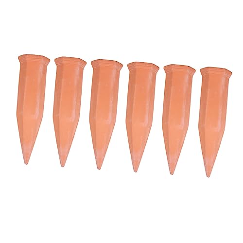 HEMOTON 6 Stück Teiliges Automatische Bewässerungsstäbe für Pflanzen Selbstbewässernde Tropfbewässerung für Garten Langlebige Wasserspikes für Gesunde Pflanzenpflege von HEMOTON