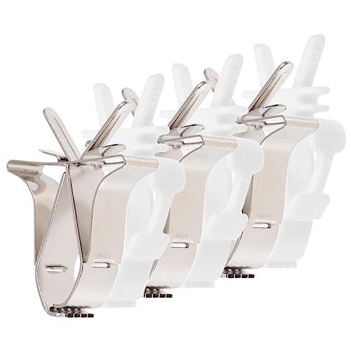 HEMOTON 6 Stück Vogelnapf Clip Klemmen Vogelkäfig Obst Papageienhalter Kleine Vögel Fütterung Vogel Gemüse Clips Futtersuche Große Vogelfutter Befestigungsclips Haustier von HEMOTON