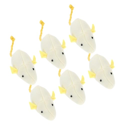 HEMOTON 6 Stück Weiche Plüsch -katzenspielzeug Katze, Zimmerkatzen Mausspielzeug Für Katzen Haustier Katzenspielzeug Mäuse Katze Rollen Betrieben Klein Led HEMOTON 6 Stück Weiche Plüsch -katzenspielzeug Katze, Zimmerkatzen Mausspielzeug Für Katzen Haustier Katzenspielzeug Mäuse Katze Rollen Betrieben Klein Led von HEMOTON