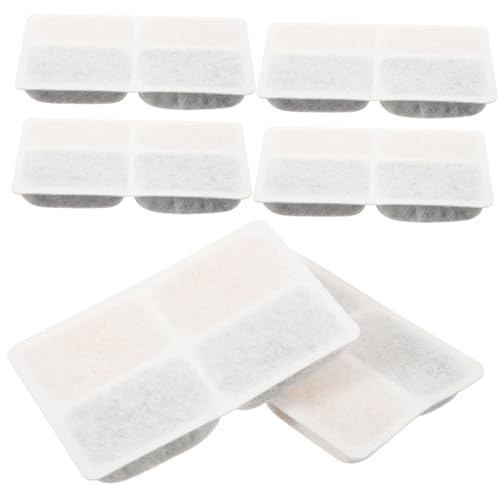 HEMOTON 6Stücke Aktivkohlefilter für Haustierbrunnen Ersatzteile für Katzentrinkbrunnen Langlebige Filtration Installieren Wechseln Geeignet für Sicheres HEMOTON 6Stücke Aktivkohlefilter für Haustierbrunnen Ersatzteile für Katzentrinkbrunnen Langlebige Filtration Installieren Wechseln Geeignet für Sicheres von HEMOTON