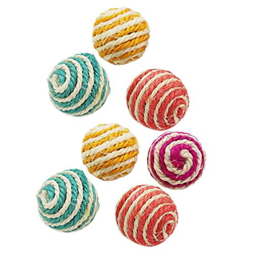 HEMOTON 7 Stück Sisalbälle Für Kätzchen Sisal Kratzspielzeug Katzenkauspielzeug Katzenkratzspielzeug Katzenspiele Katzenbeißspielzeug Katzenseilbälle Katzenspielzeug HEMOTON 7 Stück Sisalbälle Für Kätzchen Sisal Kratzspielzeug Katzenkauspielzeug Katzenkratzspielzeug Katzenspiele Katzenbeißspielzeug Katzenseilbälle Katzenspielzeug von HEMOTON