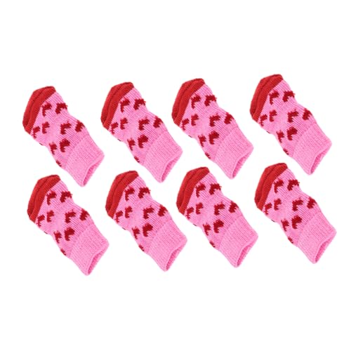 HEMOTON 8 Stück Antirutsch Hundesocken für Kleine und Mittelgroße Hunde rutschfeste Pfotenschutzsocken für Holzfußböden und Outdoor Bequem und Atmungsaktiv HEMOTON 8 Stück Antirutsch Hundesocken für Kleine und Mittelgroße Hunde rutschfeste Pfotenschutzsocken für Holzfußböden und Outdoor Bequem und Atmungsaktiv von HEMOTON