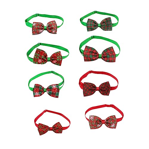 HEMOTON 8 Stück Haustier Fliege Hochzeit klein Kette Weihnachten groß Bogen Haustier Bowkont Verstellbarer Kragen weihnachtstierbedarf Haustierfliegen Weihnachtskragen Polyester Colorful HEMOTON 8 Stück Haustier Fliege Hochzeit klein Kette Weihnachten groß Bogen Haustier Bowkont Verstellbarer Kragen weihnachtstierbedarf Haustierfliegen Weihnachtskragen Polyester Colorful von HEMOTON