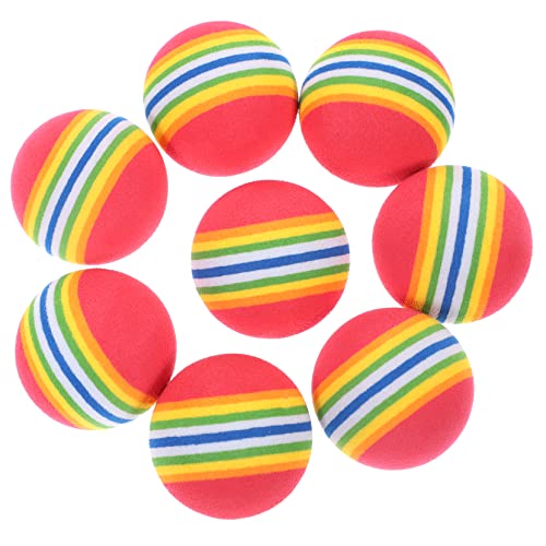 HEMOTON 8 Stück Teiliges Ball Bouncy Ball für Welpen und Interaktive Spielzeuge für Drinnen und Draußen Langeweile und Zerstörerisches Verhalten Zufälliger Stil von HEMOTON