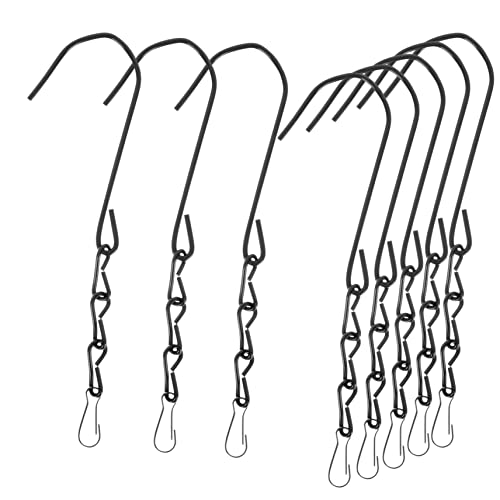 HEMOTON 8 Stück Teiliges Metallhängeschienen für Vogelhäuser Pflanzenampeln Windspiele und Dekorationen Robust zu Installieren und Vielseitig Einsetzbar für Garten von HEMOTON