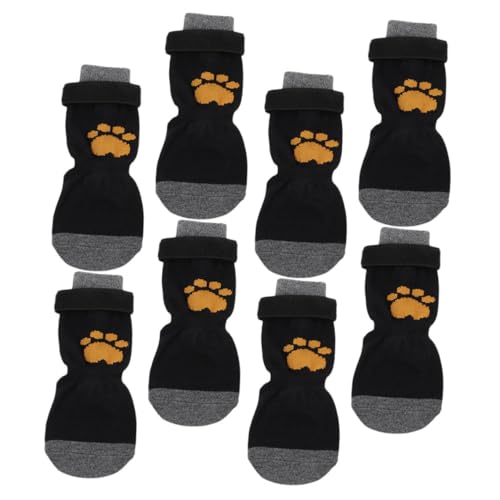 HEMOTON 8 Stück Teiliges rutschfeste Atmungsaktive Hundesocken aus Weicher Baumwolle Warm und Waschbar Schützt Pfoten und Böden für Kleine und Mittelgroße Hunde Einfach Anzuziehen und HEMOTON 8 Stück Teiliges rutschfeste Atmungsaktive Hundesocken aus Weicher Baumwolle Warm und Waschbar Schützt Pfoten und Böden für Kleine und Mittelgroße Hunde Einfach Anzuziehen und von HEMOTON